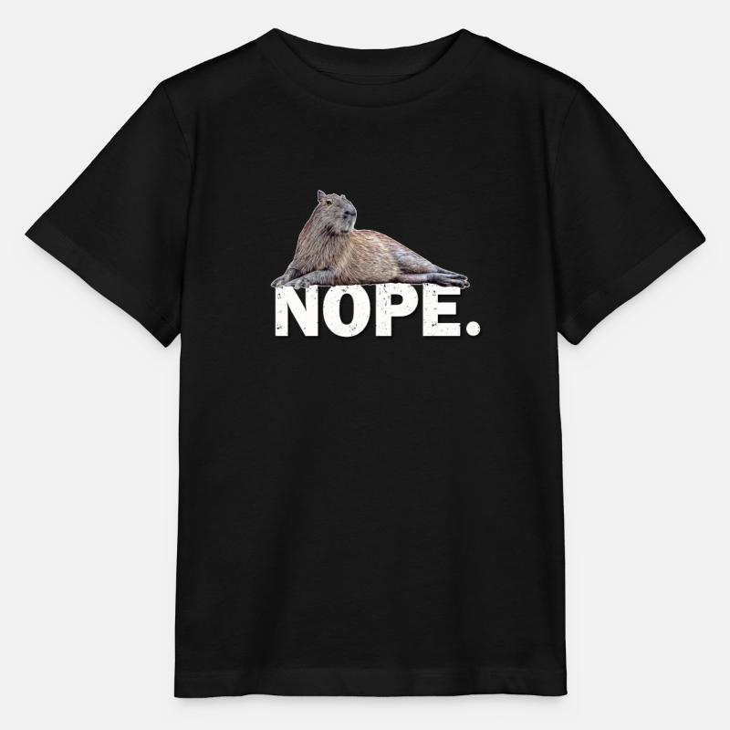 Capybara - Stanley/Stella Kinder T-Shirt MINI CREATOR  - Schwarz