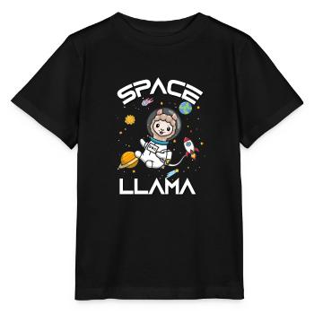Lama - Stanley/Stella Kinder T-Shirt MINI CREATOR  - Schwarz - Vorne - Mikhail (115cm)
