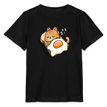 Orange Tabby Cat - Stanley/Stella MINI CREATOR Kids’ T-Shirt - black - Front - Mikhail (115cm)