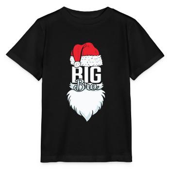 Big Bro Christmas Big Bro Noël - T-shirt bio MINI CREATOR Stanley/Stella Enfant - noir - Devant - Mikhail (115cm)