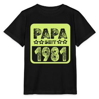 since 1981 - Stanley/Stella MINI CREATOR Kids’ T-Shirt - black - Front - Mikhail (115cm)