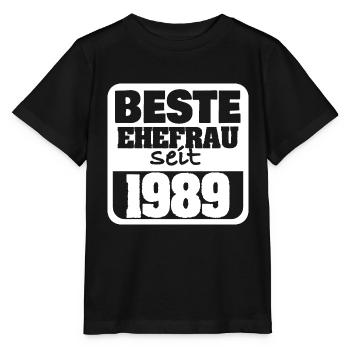 Amoureux 1989 - T-shirt bio MINI CREATOR Stanley/Stella Enfant - noir - Devant - Mikhail (115cm)