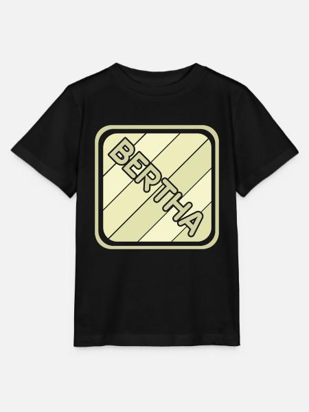 Bertha als Mädchenname - Stanley/Stella Kinder T-Shirt MINI CREATOR  - Schwarz