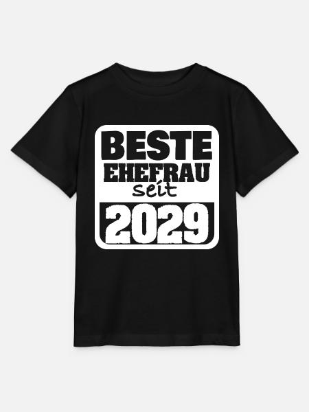 Verlobt 2029 - Stanley/Stella Kinder T-Shirt MINI CREATOR  - Schwarz