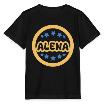 First name Alena - Stanley/Stella MINI CREATOR Kids’ T-Shirt - black - Front - Mikhail (115cm)