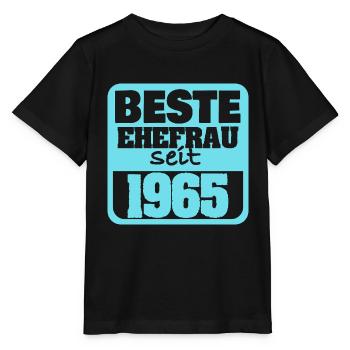 1965 - Stanley/Stella Kinder T-Shirt MINI CREATOR  - Schwarz - Vorne - Mikhail (115cm)
