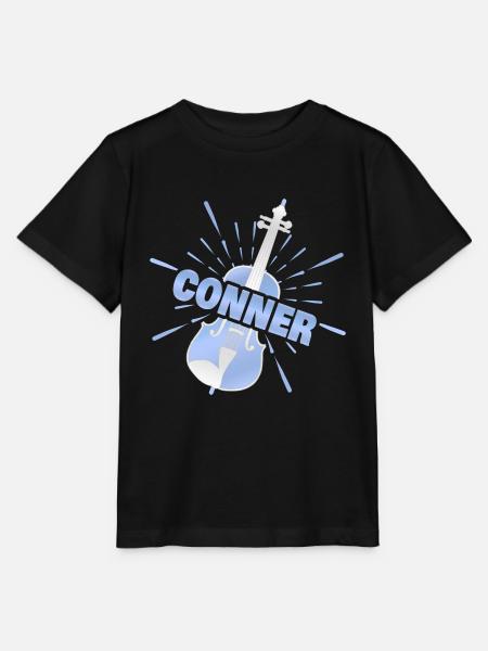 Geige Conner - Stanley/Stella Kinder T-Shirt MINI CREATOR  - Schwarz