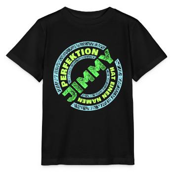 Perfektion Perfekt Jimmy - Stanley/Stella Kinder T-Shirt MINI CREATOR  - Schwarz - Vorne - Mikhail (115cm)