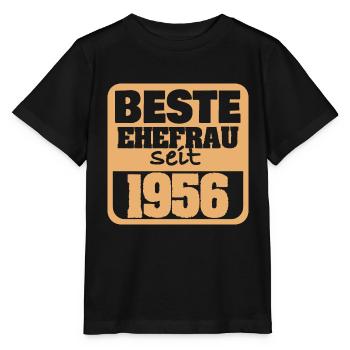 Verliebt 1956 - Stanley/Stella Kinder T-Shirt MINI CREATOR  - Schwarz - Vorne - Mikhail (115cm)