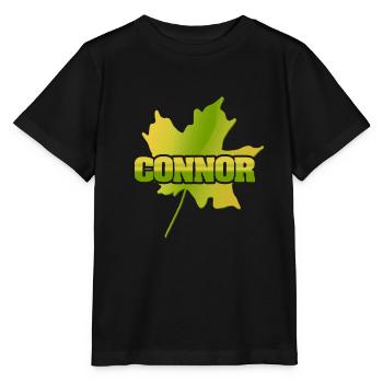 Ahornblatt Connor - Stanley/Stella Kinder T-Shirt MINI CREATOR  - Schwarz - Vorne - Mikhail (115cm)
