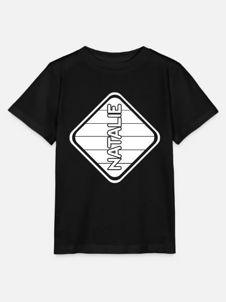 Vorname Natalie - Stanley/Stella Kinder T-Shirt MINI CREATOR - Schwarz