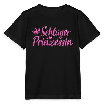 Schlager Prinzessin Schlager Party - Stanley/Stella Kinder T-Shirt MINI CREATOR  - Schwarz - Vorne - Mikhail (115cm)