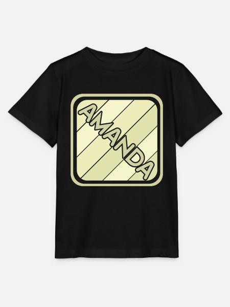 Amanda - Stanley/Stella Kinder T-Shirt MINI CREATOR - Schwarz