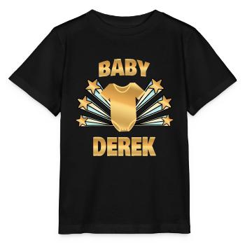 Cadeau pour Derek - T-shirt bio MINI CREATOR Stanley/Stella Enfant - noir - Devant - Mikhail (115cm)