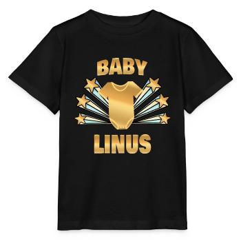 Cadeau pour Linus - T-shirt bio MINI CREATOR Stanley/Stella Enfant - noir - Devant - Mikhail (115cm)