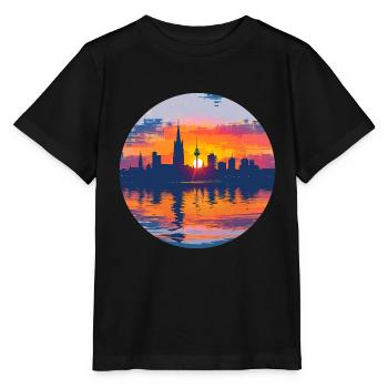 Bonn Skyline - Stanley/Stella MINI CREATOR Kids’ T-Shirt - black - Front - Mikhail (115cm)
