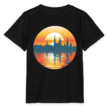 Heidelberg Skyline - Stanley/Stella Kinder T-Shirt MINI CREATOR  - Schwarz - Vorne - Mikhail (115cm)