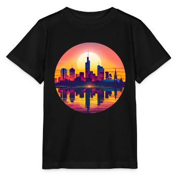 Hanover Skyline - Stanley/Stella MINI CREATOR Kids’ T-Shirt - black - Front - Mikhail (115cm)