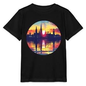 Horizon d’Ingolstadt - T-shirt bio MINI CREATOR Stanley/Stella Enfant - noir - Devant - Mikhail (115cm)