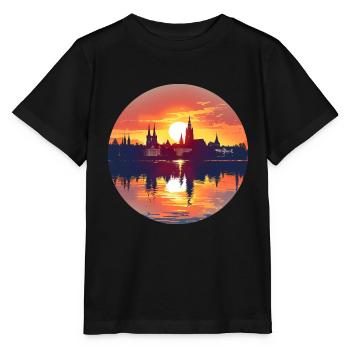 Nuremberg Skyline - Stanley/Stella MINI CREATOR Kids’ T-Shirt - black - Front - Mikhail (115cm)