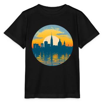 Potsdam Skyline - Stanley/Stella MINI CREATOR Kids’ T-Shirt - black - Front - Mikhail (115cm)