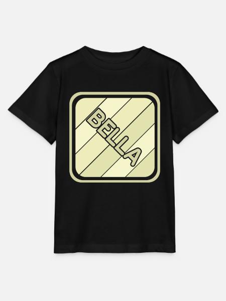 Mädchenname Bella - Stanley/Stella Kinder T-Shirt MINI CREATOR - Schwarz