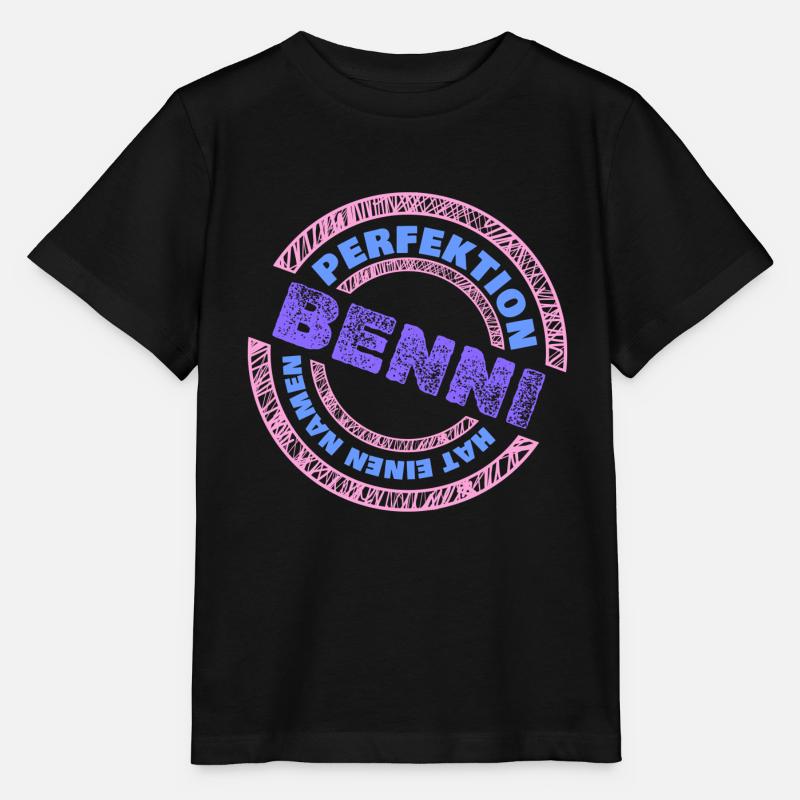 Benni Benni - T-shirt bio MINI CREATOR Stanley/Stella Enfant - noir