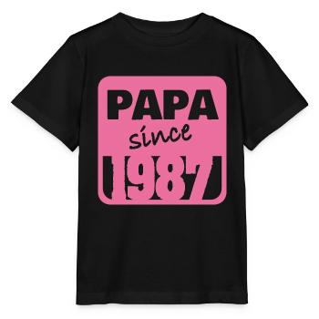 1987 - Stanley/Stella MINI CREATOR Kids’ T-Shirt - black - Front - Mikhail (115cm)