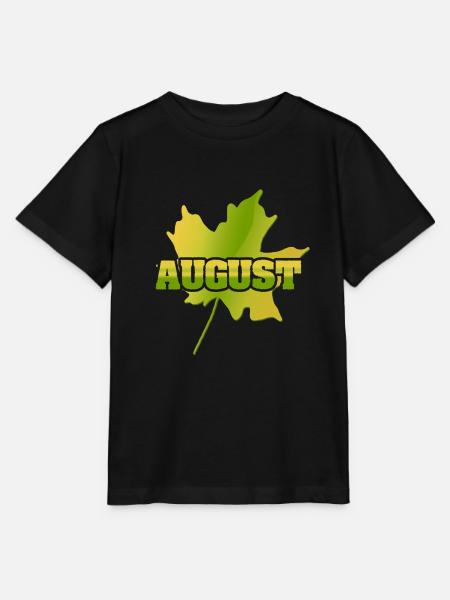 August als August - Stanley/Stella Kinder T-Shirt MINI CREATOR  - Schwarz
