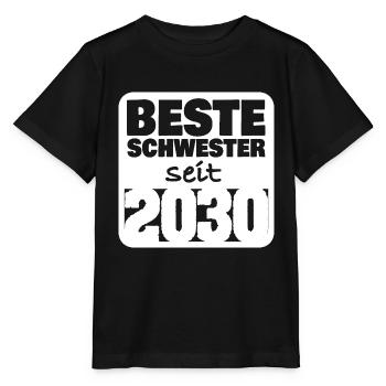 Siblings 2030 - Stanley/Stella MINI CREATOR Kids’ T-Shirt - black - Front - Mikhail (115cm)