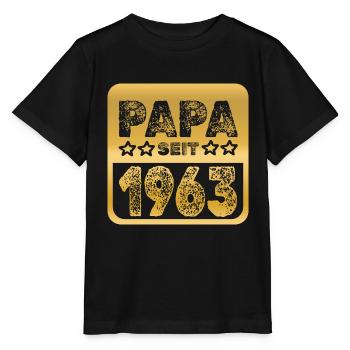 seit 1963 - Stanley/Stella Kinder T-Shirt MINI CREATOR  - Schwarz - Vorne - Mikhail (115cm)