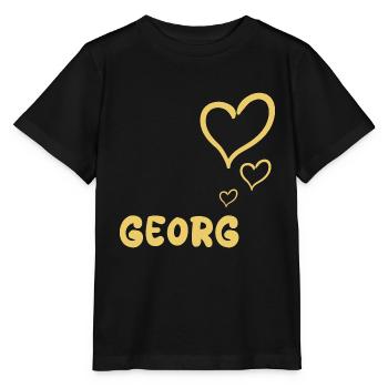 First name Georg - Stanley/Stella MINI CREATOR Kids’ T-Shirt - black - Front - Mikhail (115cm)