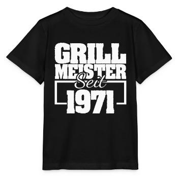 Barbecue 1971 - T-shirt bio MINI CREATOR Stanley/Stella Enfant - noir - Devant - Mikhail (115cm)