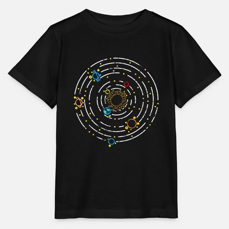 Planet solar system - Stanley/Stella MINI CREATOR Kids’ T-Shirt - black