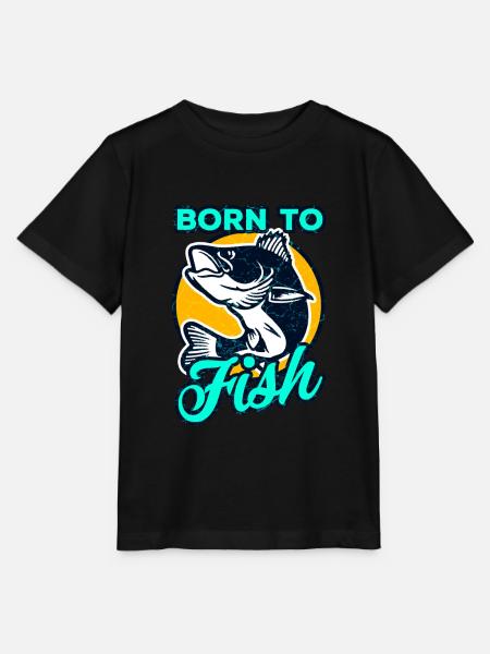Angeln Angler Fischen Fischer - Stanley/Stella Kinder T-Shirt MINI CREATOR - Schwarz