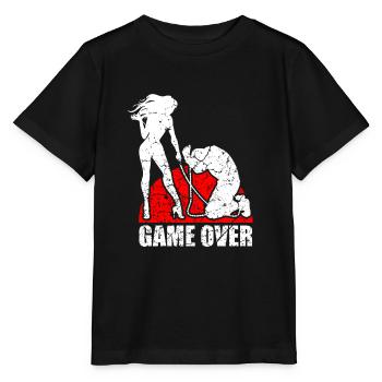Fiançailles mariage célibataire célibataire - T-shirt bio MINI CREATOR Stanley/Stella Enfant - noir - Devant - Mikhail (115cm)