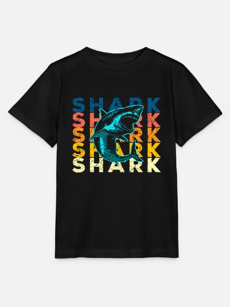 Hai Haifisch - Stanley/Stella Kinder T-Shirt MINI CREATOR - Schwarz
