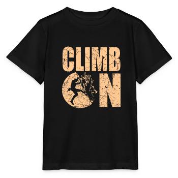 Escalade alpinisme alpinisme - T-shirt bio MINI CREATOR Stanley/Stella Enfant - noir - Devant - Mikhail (115cm)