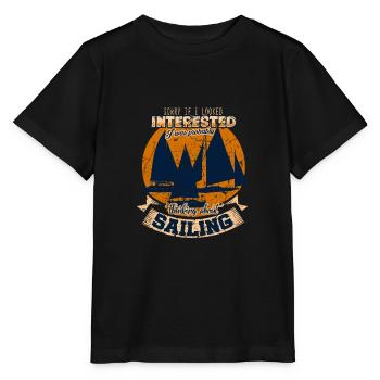 Voilier marin voilier marin - T-shirt bio MINI CREATOR Stanley/Stella Enfant - noir - Devant - Mikhail (115cm)
