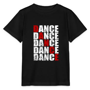 Dancing dancer dancer music - Stanley/Stella MINI CREATOR Kids’ T-Shirt - black - Front - Mikhail (115cm)