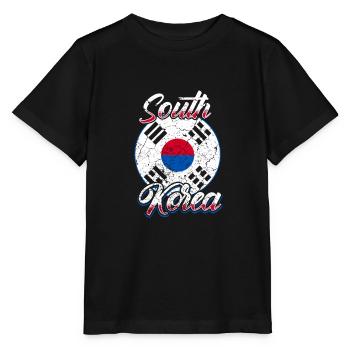 South Korea Korea Korean Korean - Stanley/Stella MINI CREATOR Kids’ T-Shirt - black - Front - Mikhail (115cm)