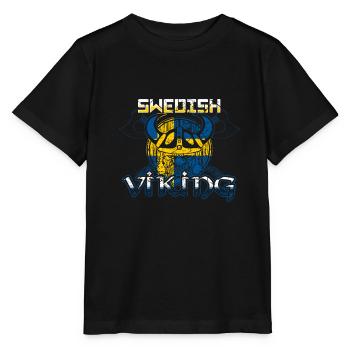 Suède Suédois Vikings Suédois - T-shirt bio MINI CREATOR Stanley/Stella Enfant - noir - Devant - Mikhail (115cm)