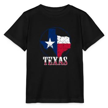 Texas - T-shirt bio MINI CREATOR Stanley/Stella Enfant - noir - Devant - Mikhail (115cm)