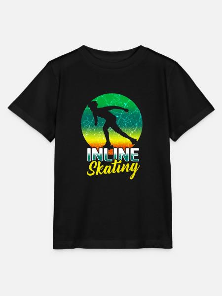 Inline Skating Inlineskaten - Stanley/Stella Kinder T-Shirt MINI CREATOR - Schwarz