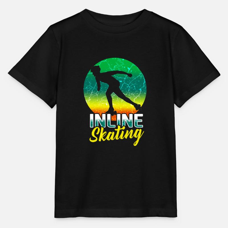 Inline Skating Inlineskaten - Stanley/Stella Kinder T-Shirt MINI CREATOR  - Schwarz