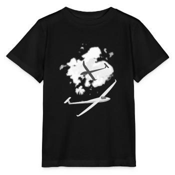 Segelflugzeug Geschenke - Stanley/Stella Kinder T-Shirt MINI CREATOR  - Schwarz - Vorne - Mikhail (115cm)