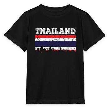 Thaïlande - T-shirt bio MINI CREATOR Stanley/Stella Enfant - noir - Devant - Mikhail (115cm)