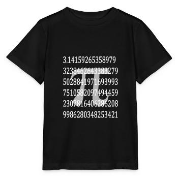 Mathematik - Stanley/Stella Kinder T-Shirt MINI CREATOR  - Schwarz - Vorne - Mikhail (115cm)