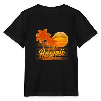 Hawaii - T-shirt bio MINI CREATOR Stanley/Stella Enfant - noir - Devant - Mikhail (115cm)