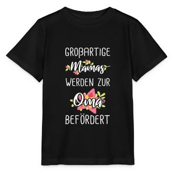 Grand-mère mère grand-mère - T-shirt bio MINI CREATOR Stanley/Stella Enfant - noir - Devant - Mikhail (115cm)